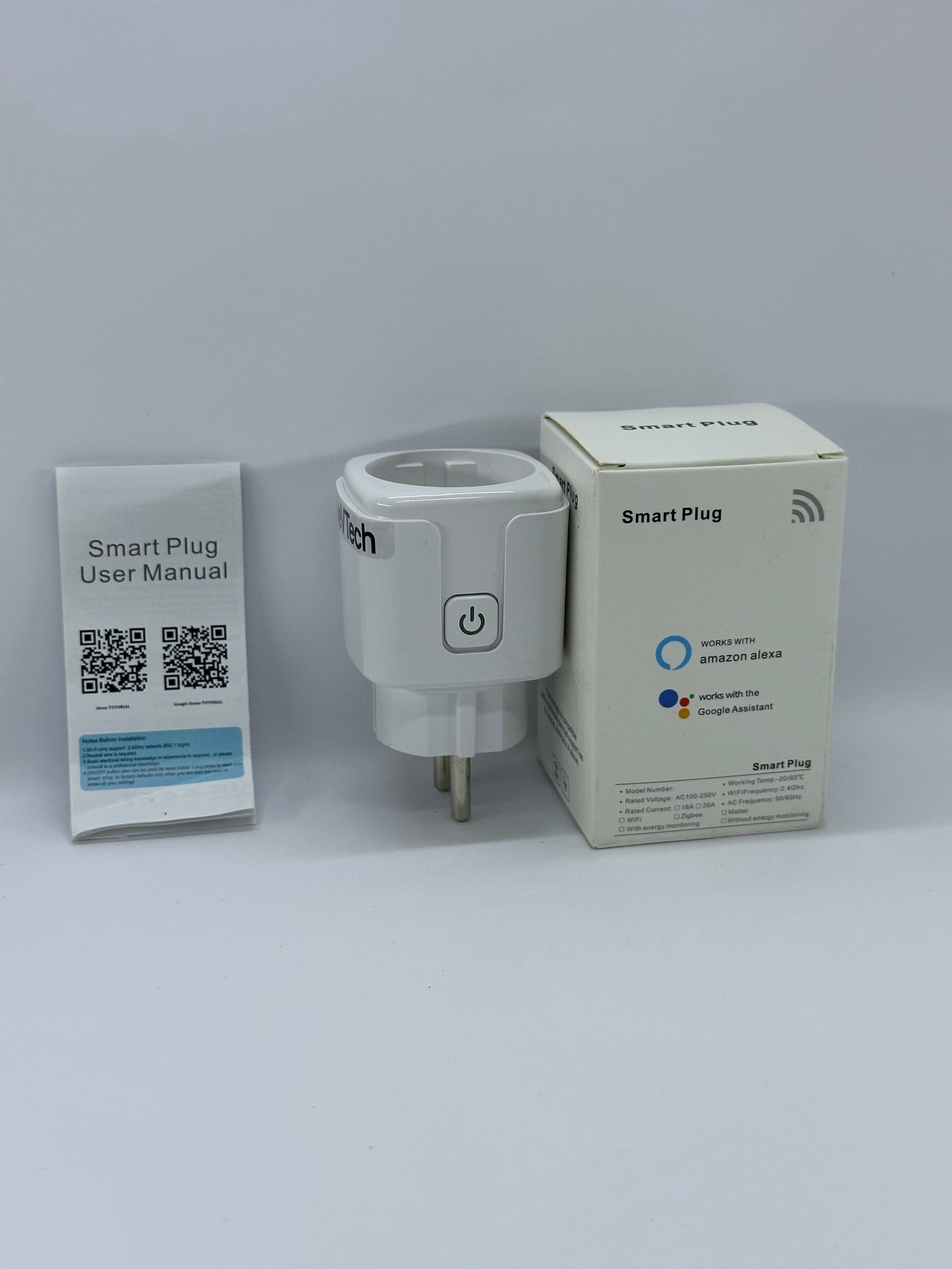 Smart WiFi Контакт – управление през Smart Life, съвместим с Alexa и Google Home