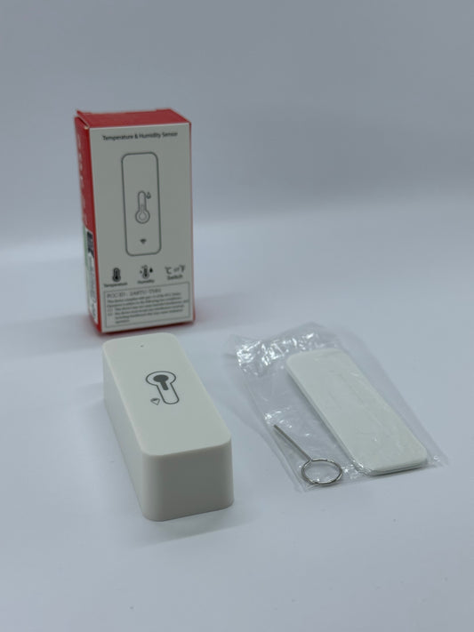 WiFi сензор за температура и влажност – съвместим с Smart Life, Tuya, Alexa, Google Home