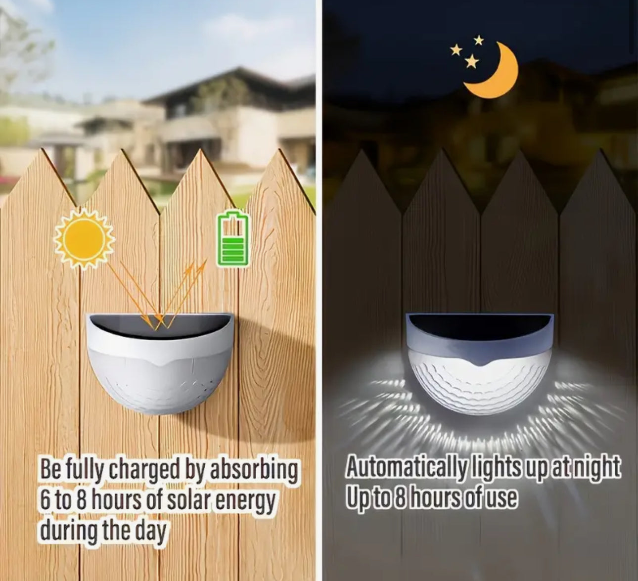 Слънчеви LED градински лампи DineVTech – комплект 6 броя, декоративни, водоустойчиви, с ефект „пчелна пита“